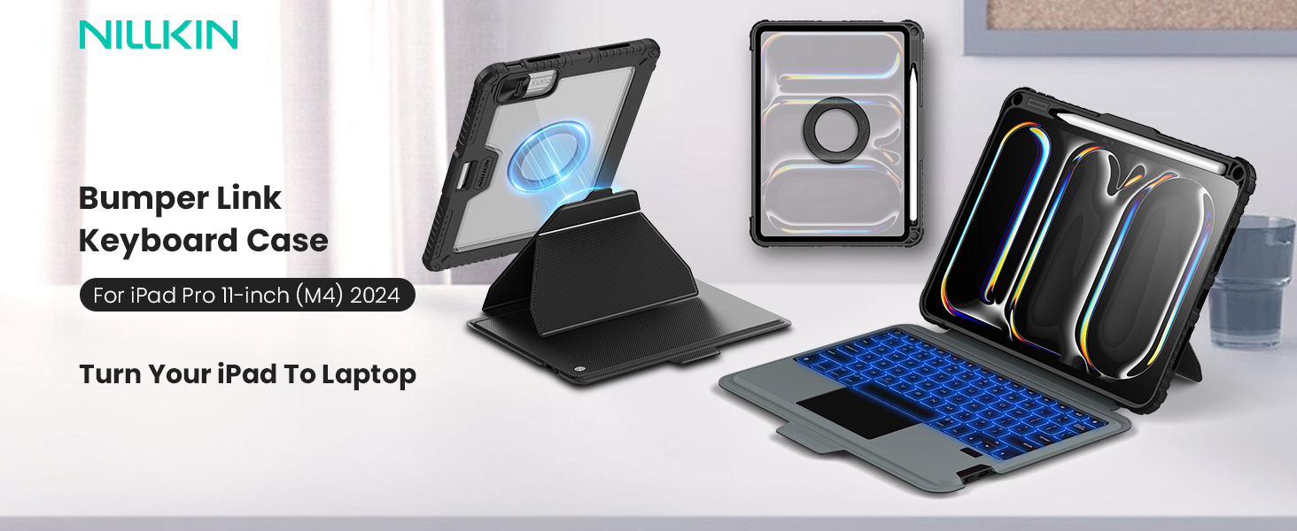 Amazon.com: Nillkin for iPad Pro 13 inch Keyboard (M5,2025,M4